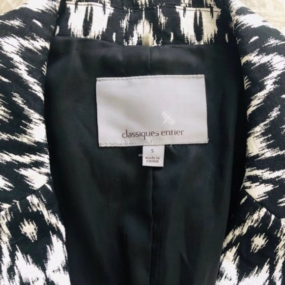 Classiques Entier Black & White Blazer MSRP $359 - Picture 8 of 10